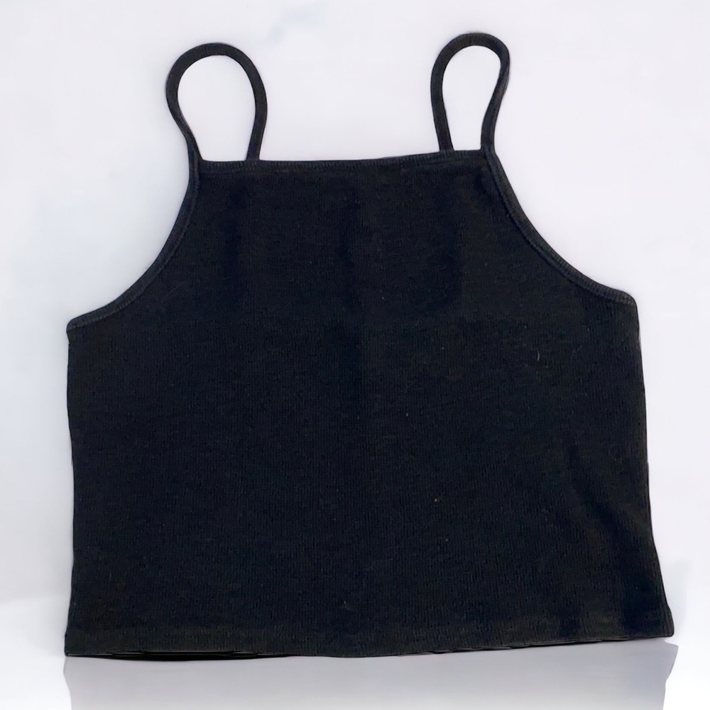 Wild Fable Black Cropped Tank Top (S)​